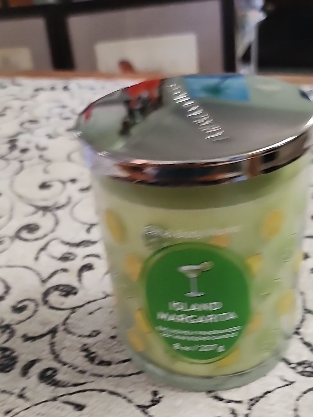 Bath & Body Works Island Margarita Green Scented Candle